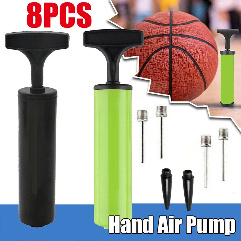 Basketball Pump Needle - 8 sztuk przenośna pompka do piłki