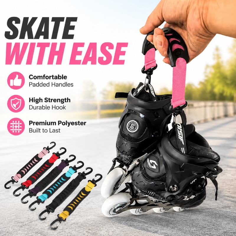 Roller Skate Inline - Wrotki z uchwytami, sznurowadłami, mocnym zapięciem,