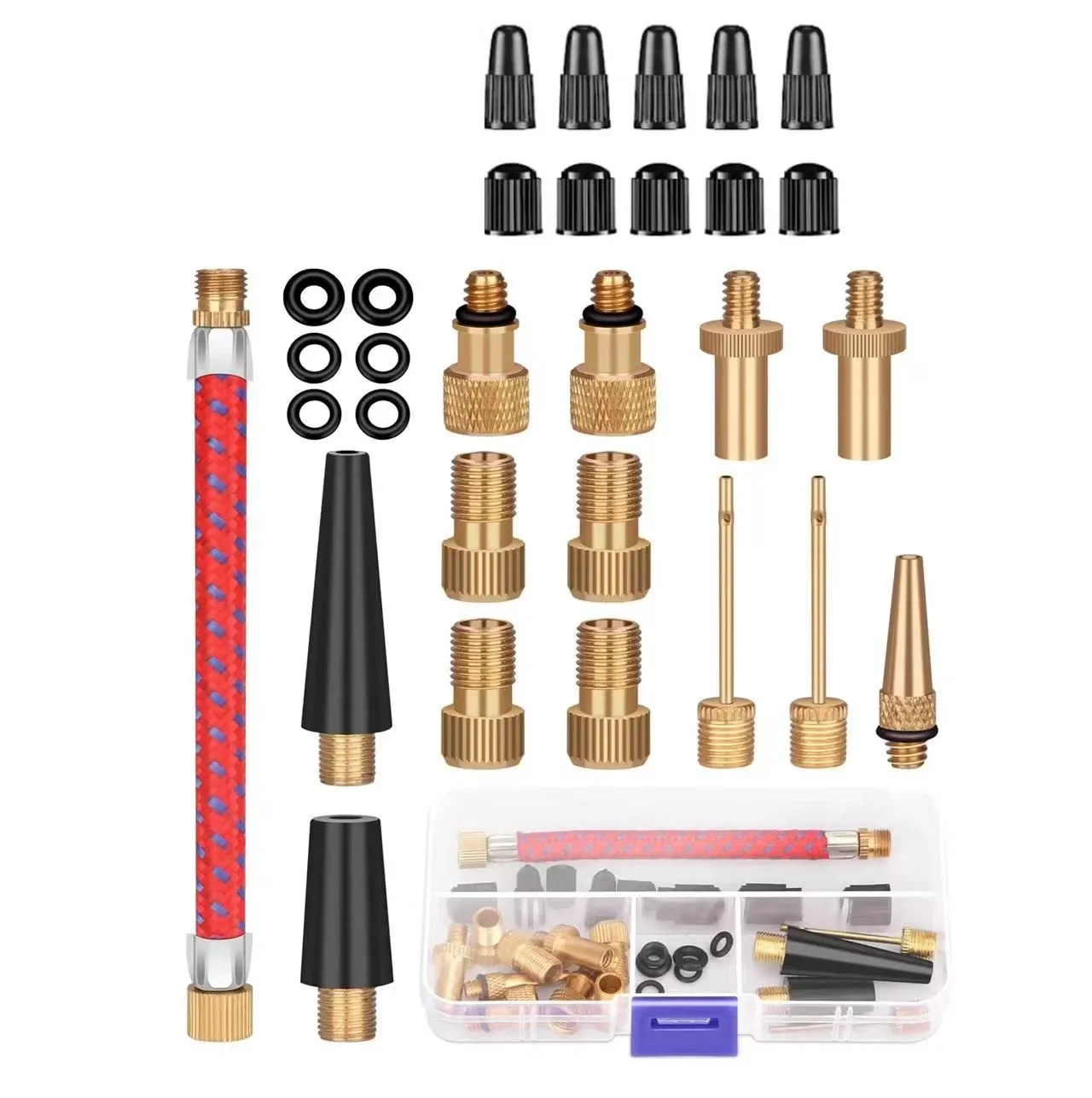 Basketball Pump Needle - 21/30 szt. Zestaw adapterów igły i