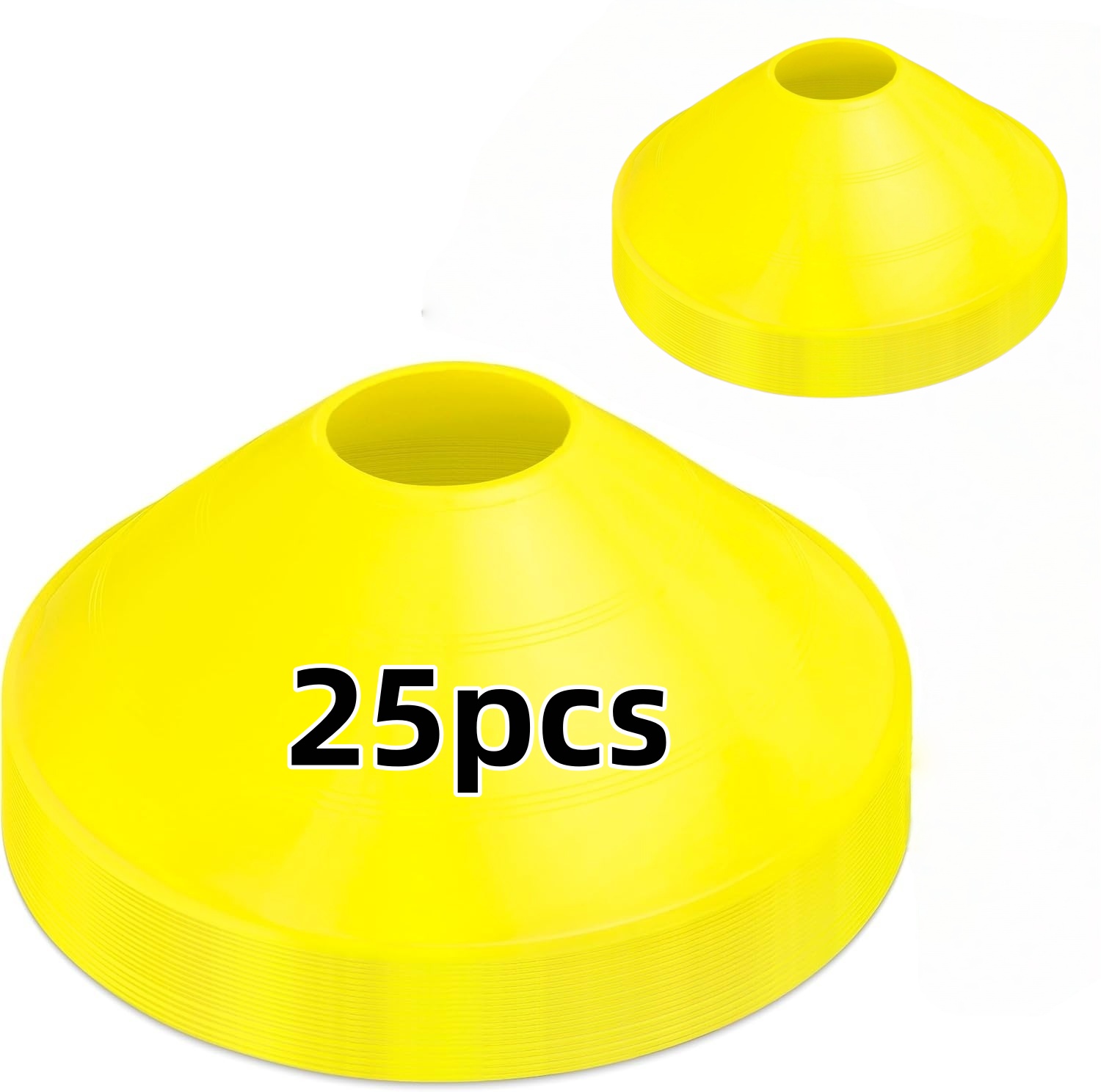 Football Training Cone - Zestaw 25 szt. stożków do treningu