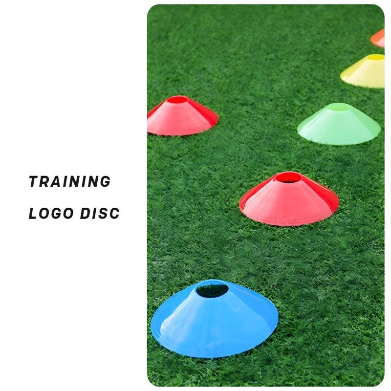 Football Training Cone - 10 szt. stożków piłkarskich, płytki do