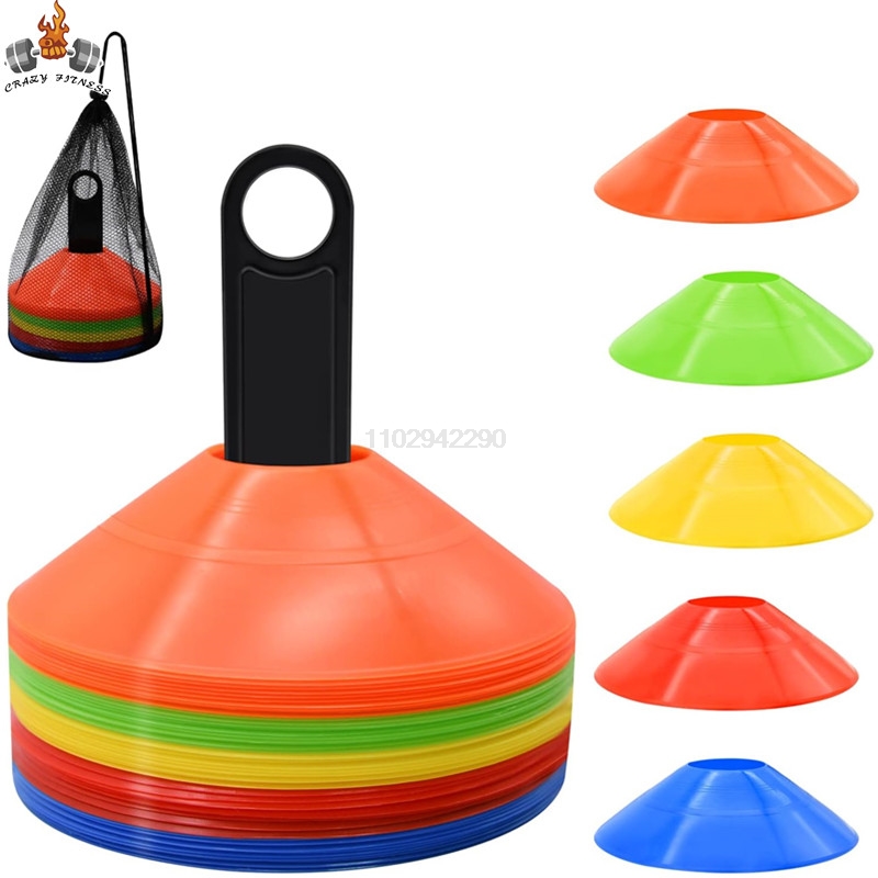 Football Training Cone - 10/50 szt. Pachołki treningowe Pachołki do