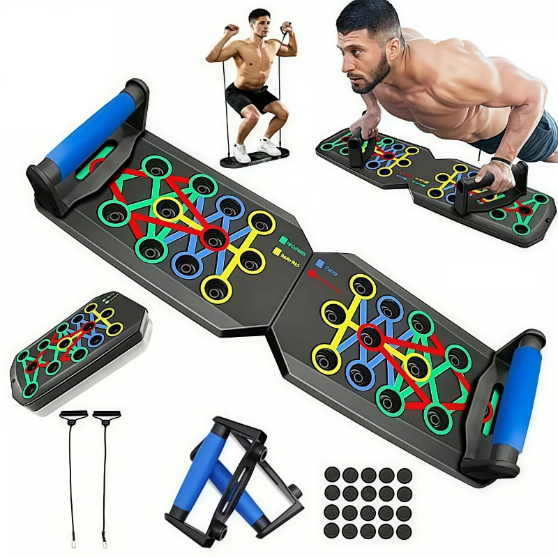 Sports Equipment Near Me - Składana deska do pompek z taśmami