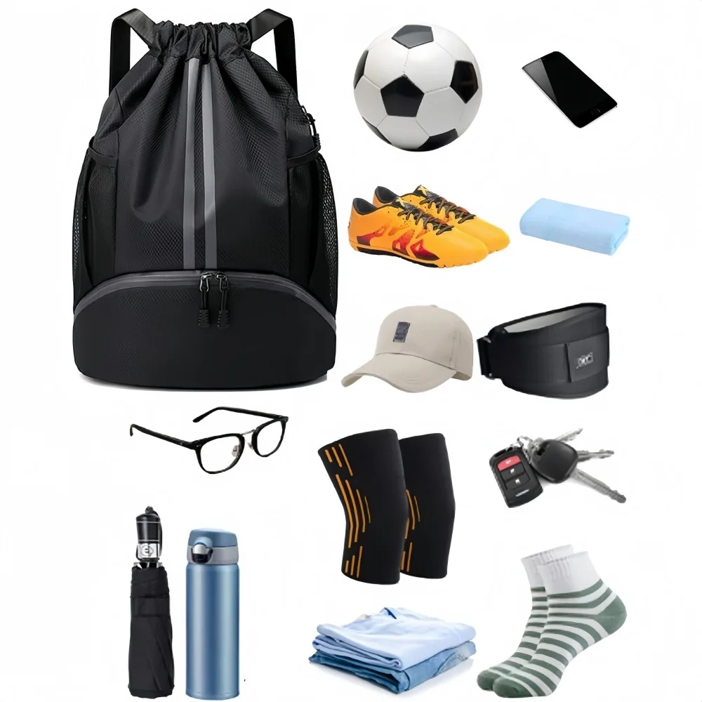Plecak sportowy ze sznurkiem,  – Sports Equipment Storage recenzja i cena