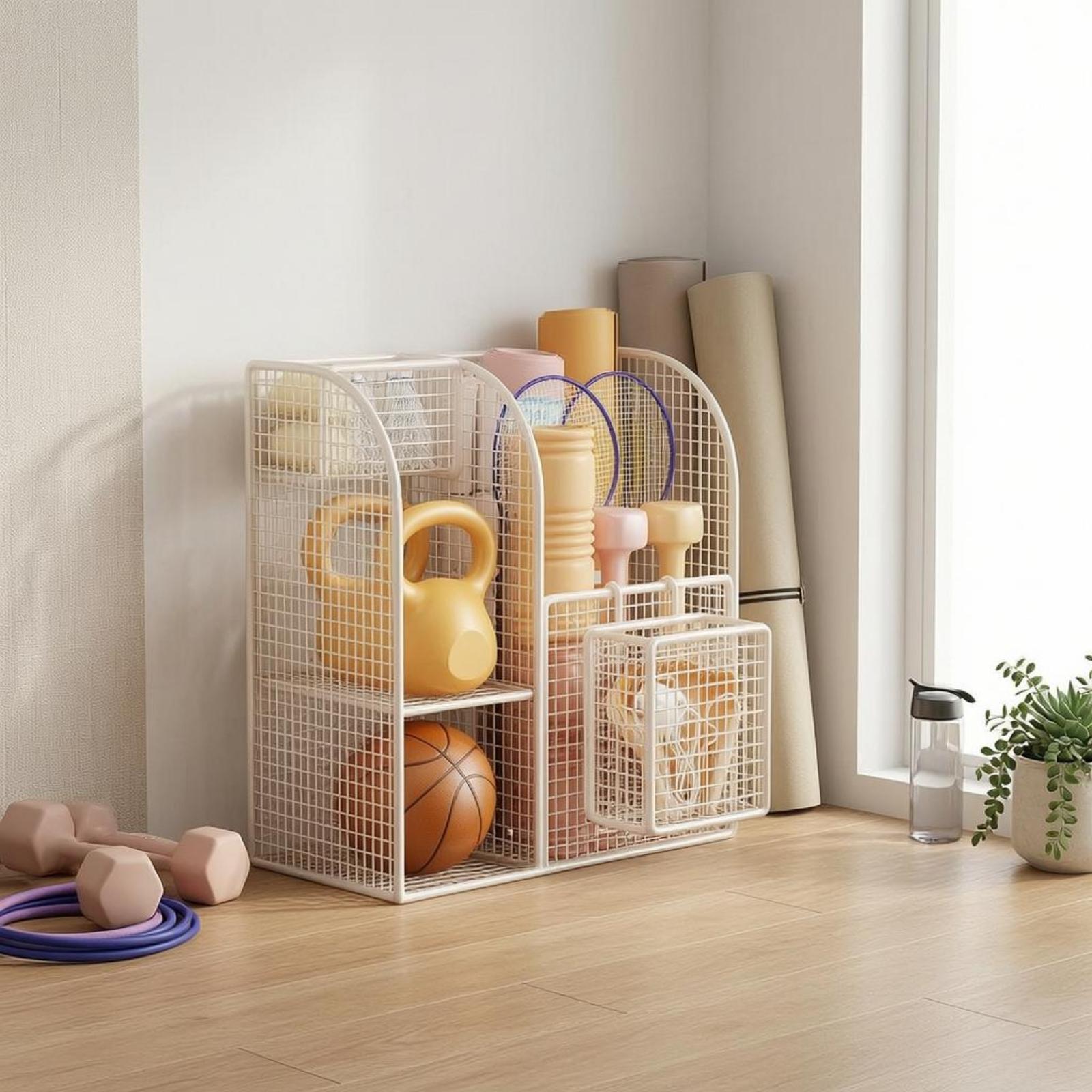 Wielosegmentowy metalowy wózek – Sports Equipment Storage recenzja i cena