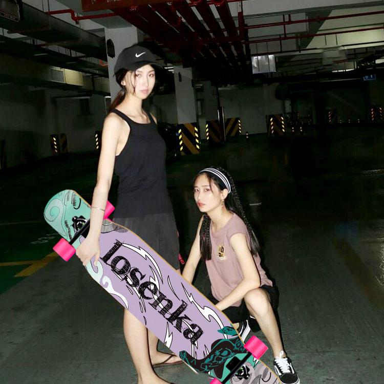 Damski longboard do tańca 110/ – Skateboard Complete Deck recenzja i cena