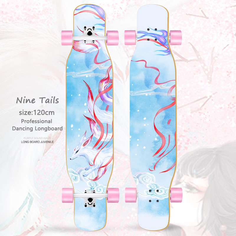 Damski longboard do tańca 110/ – Skateboard Complete Deck recenzja i cena