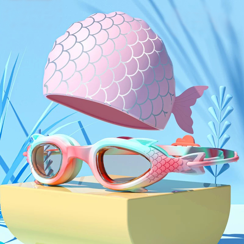 Okulary pływackie dla dzieci;  – Swim Cap Silicone recenzja i cena