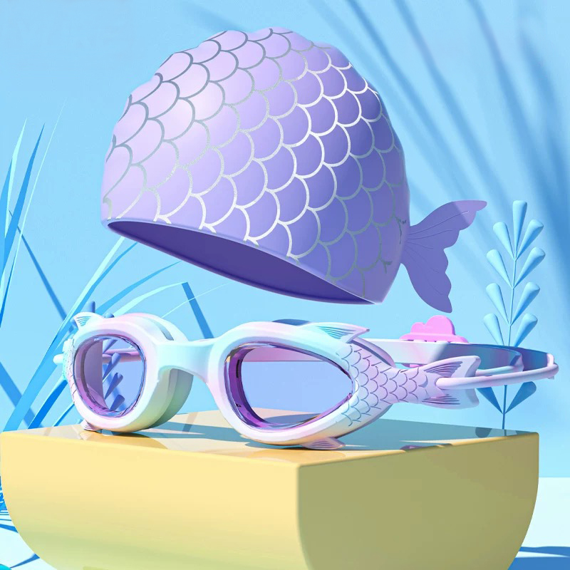 Okulary pływackie dla dzieci;  – Swim Cap Silicone recenzja i cena
