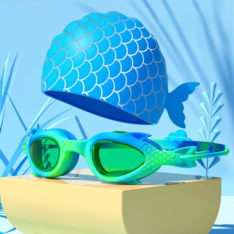 Okulary pływackie dla dzieci;  – Swim Cap Silicone recenzja i cena